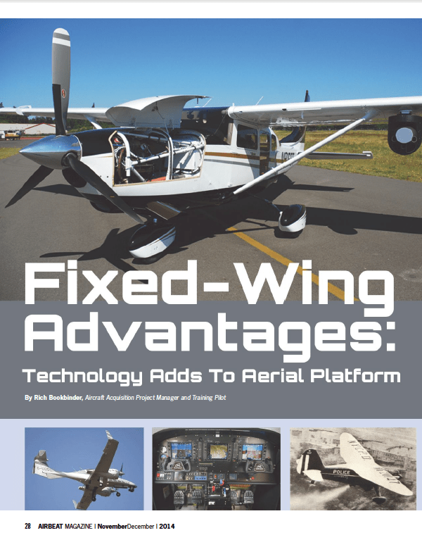 Fixed Wing Advantages by Sgt. Rich Bookbinder, California Highway Patrol